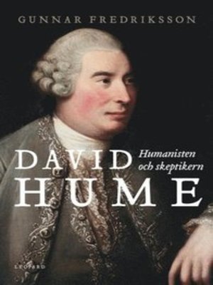 cover image of David Hume : humanisten och skeptikern